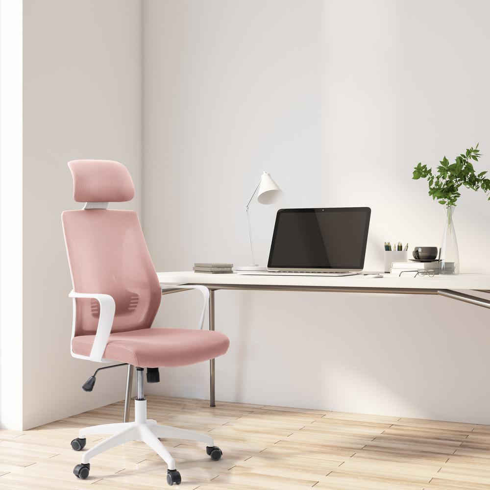 CorLiving Workspace Mesh Back Office Chair Pink. Picture 6