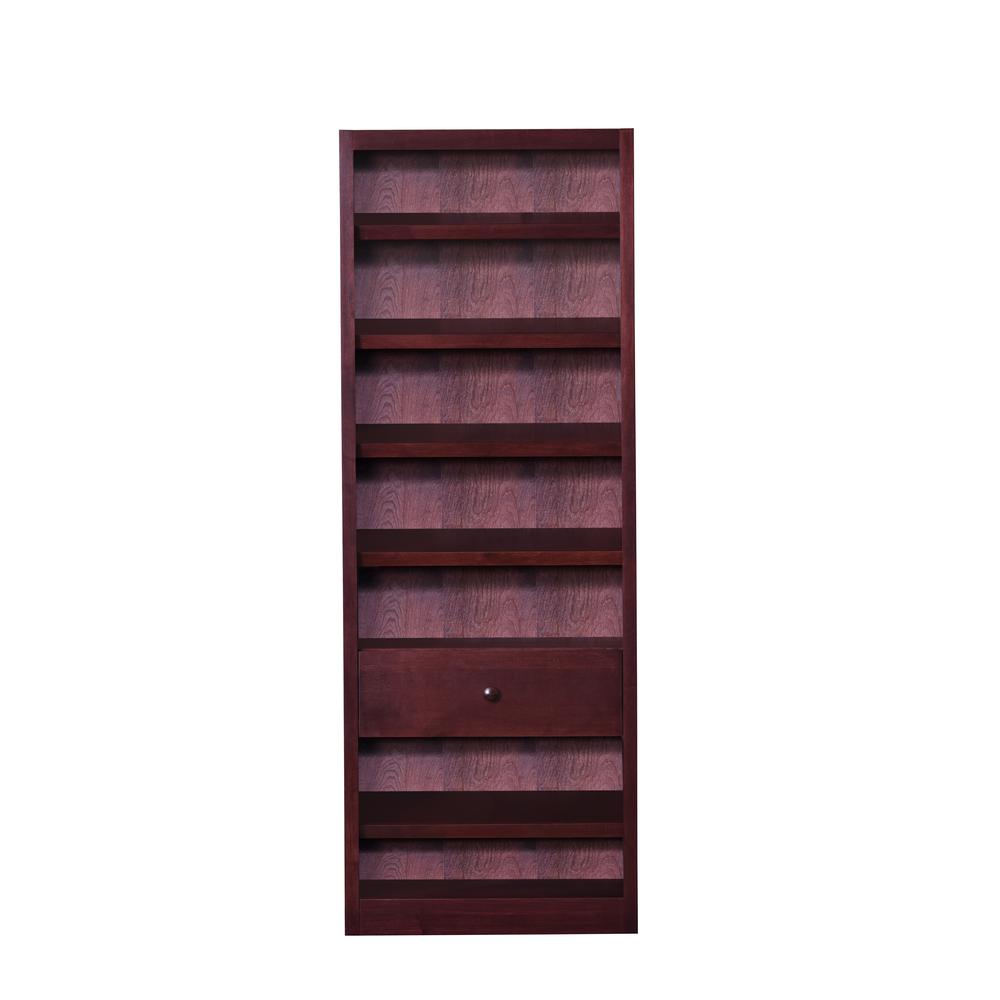 Concepts In Wood Shoe Rack with Drawer, Cherry Finish. Picture 2