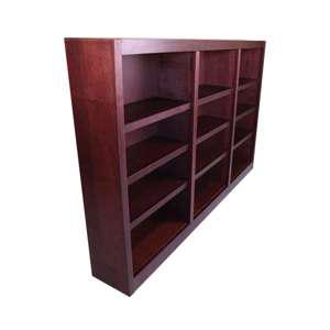 Concepts In Wood 48" H Solid Wood Wall Storage Unit in Cherry Finish. Picture 1