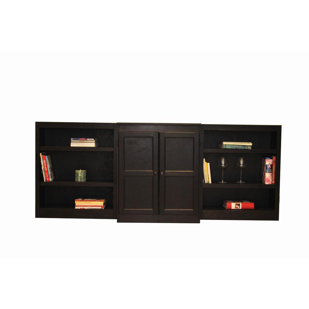 Concepts in Wood Wall and Storage System, 8 Shelves, Espresso Finish, 3pc. Picture 1