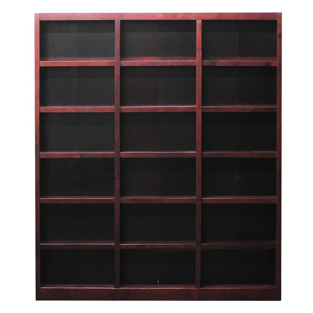 Concepts in Wood 72 x 84 Wall Storage Unit, Cherry Finish. Picture 2