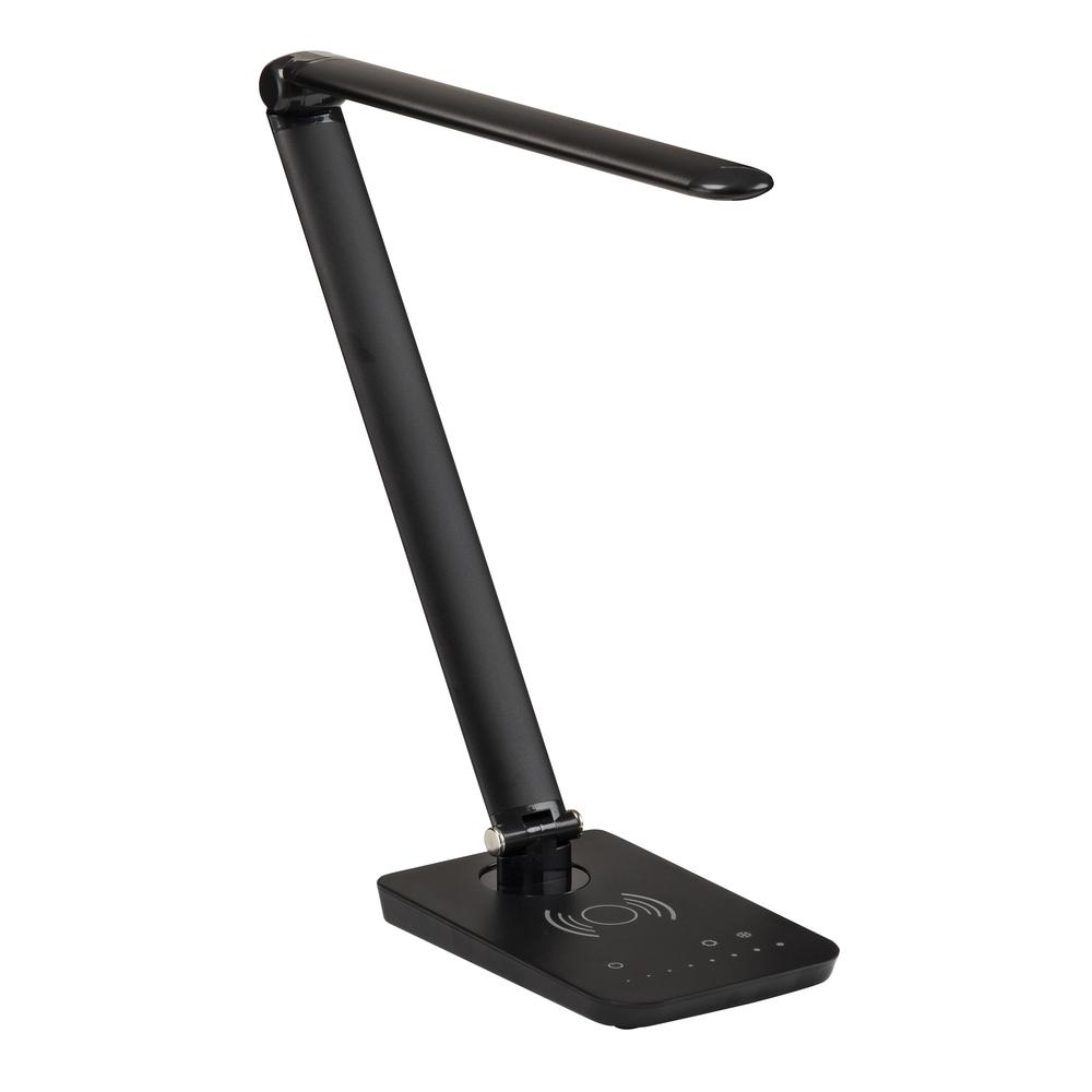 Vamp™  LED Wireless Charging Lamp - Black. Picture 2