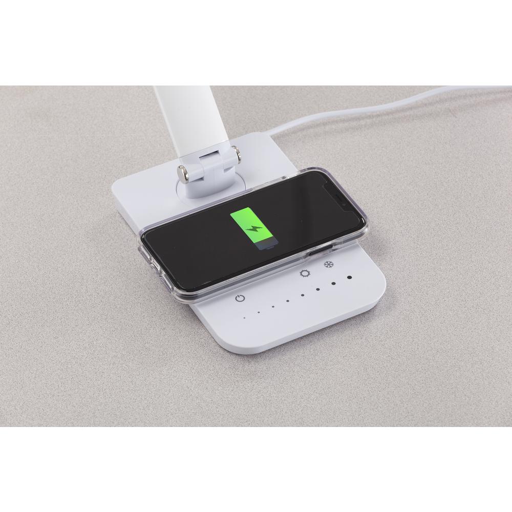 Vamp  LED Wireless Charging Lamp- 1009WH. Picture 5
