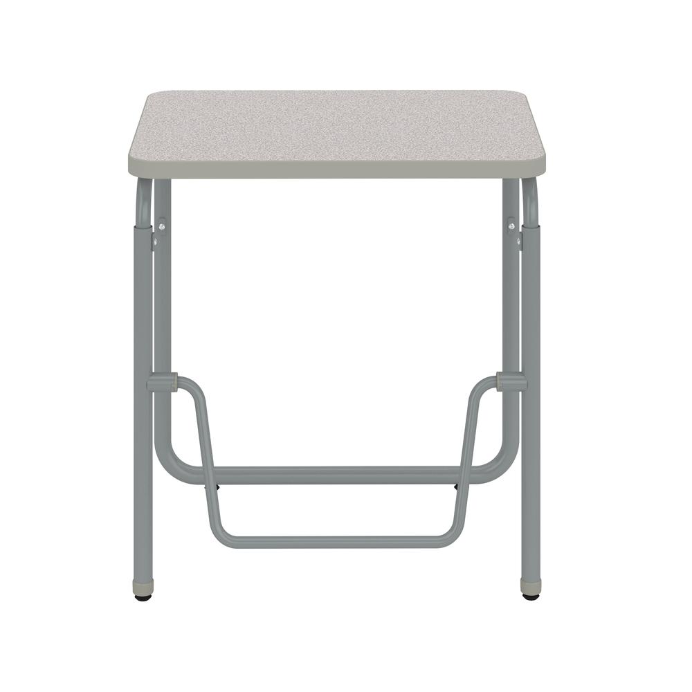 AlphaBetter®  2.0 Height – Adjustable Student Desk with Pendulum Bar 29”-43” - Gray. Picture 1