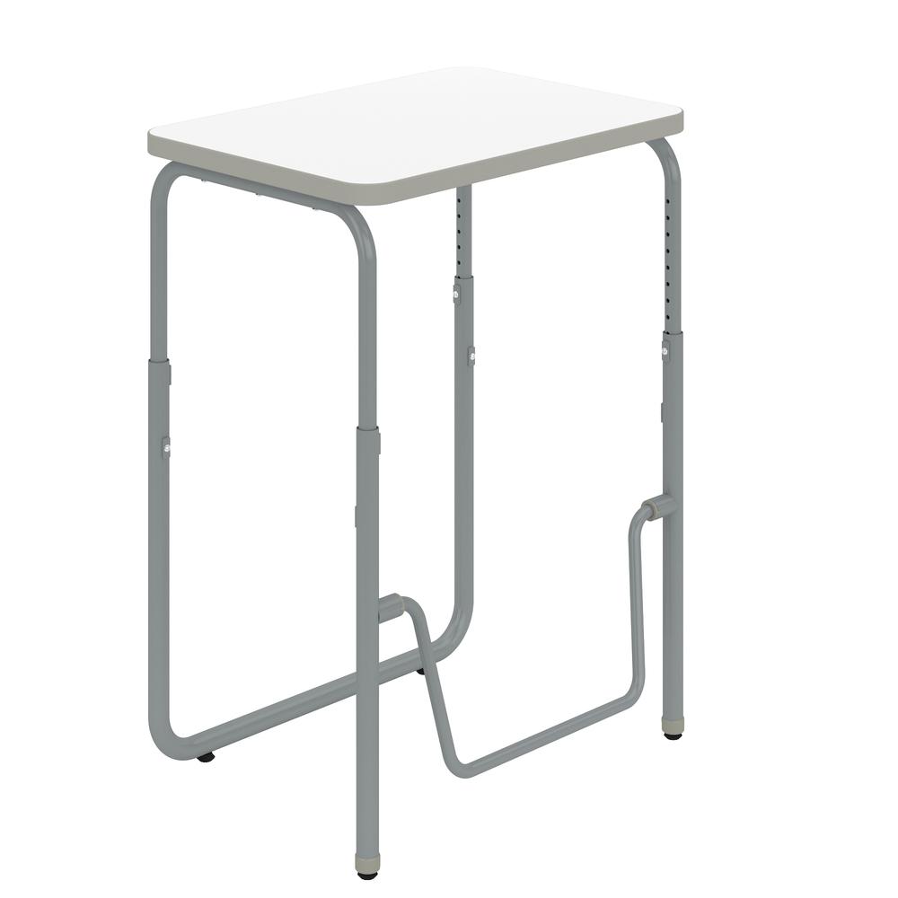 AlphaBetter®  2.0 Height – Adjustable Student Desk with Pendulum Bar 29”-43” - DryErase. Picture 1