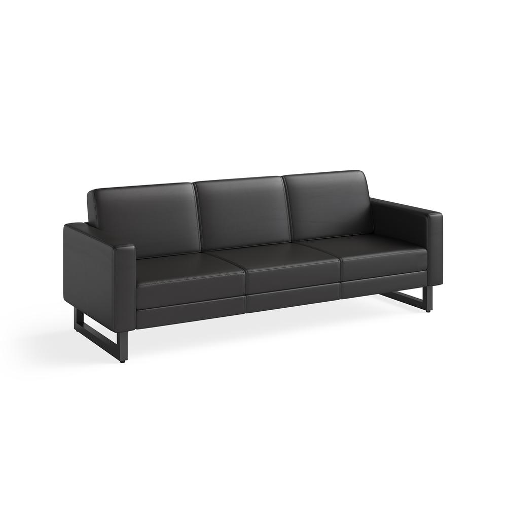 Safco Lounge Sofa - Black. The main picture.