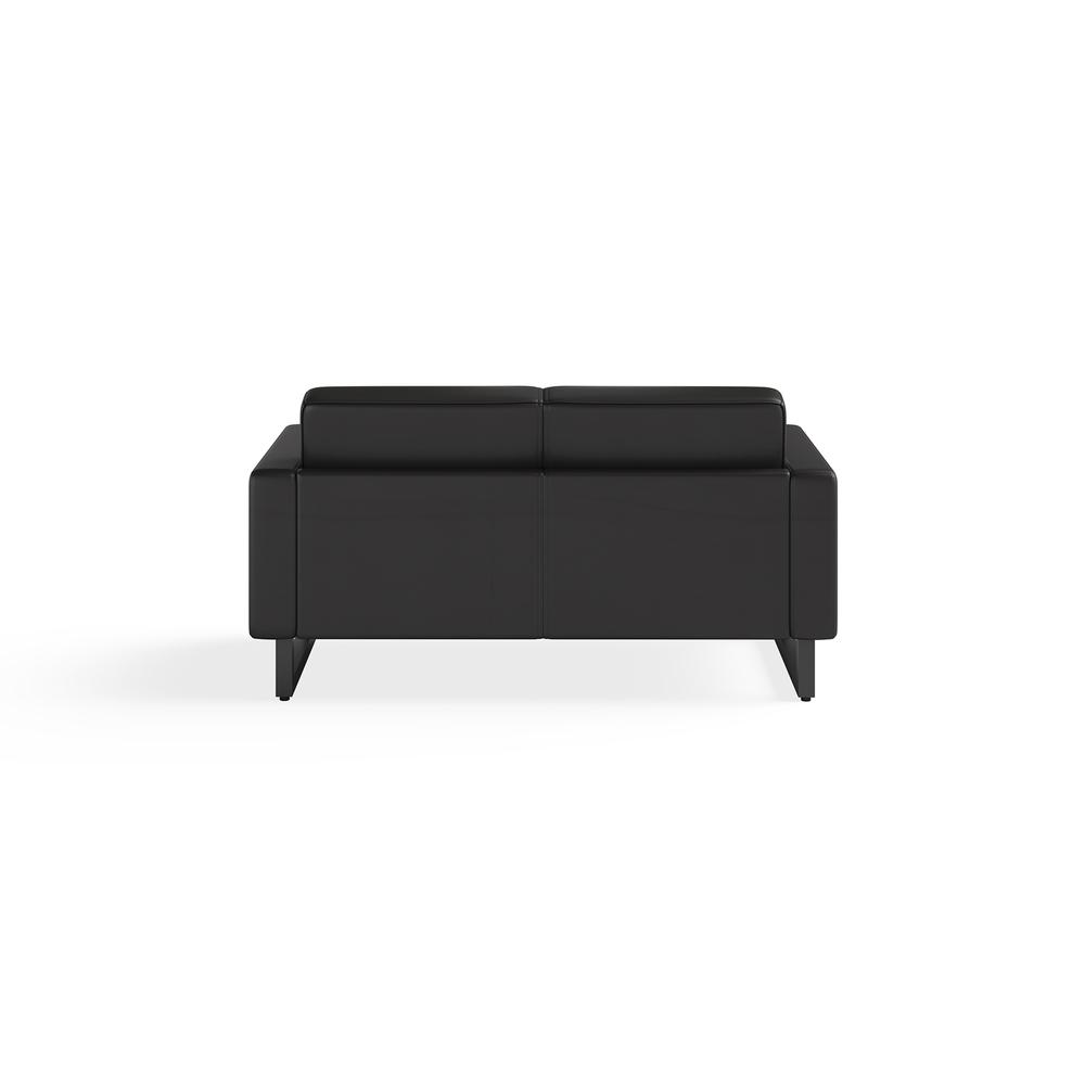Safco Lounge Settee - Black. Picture 3