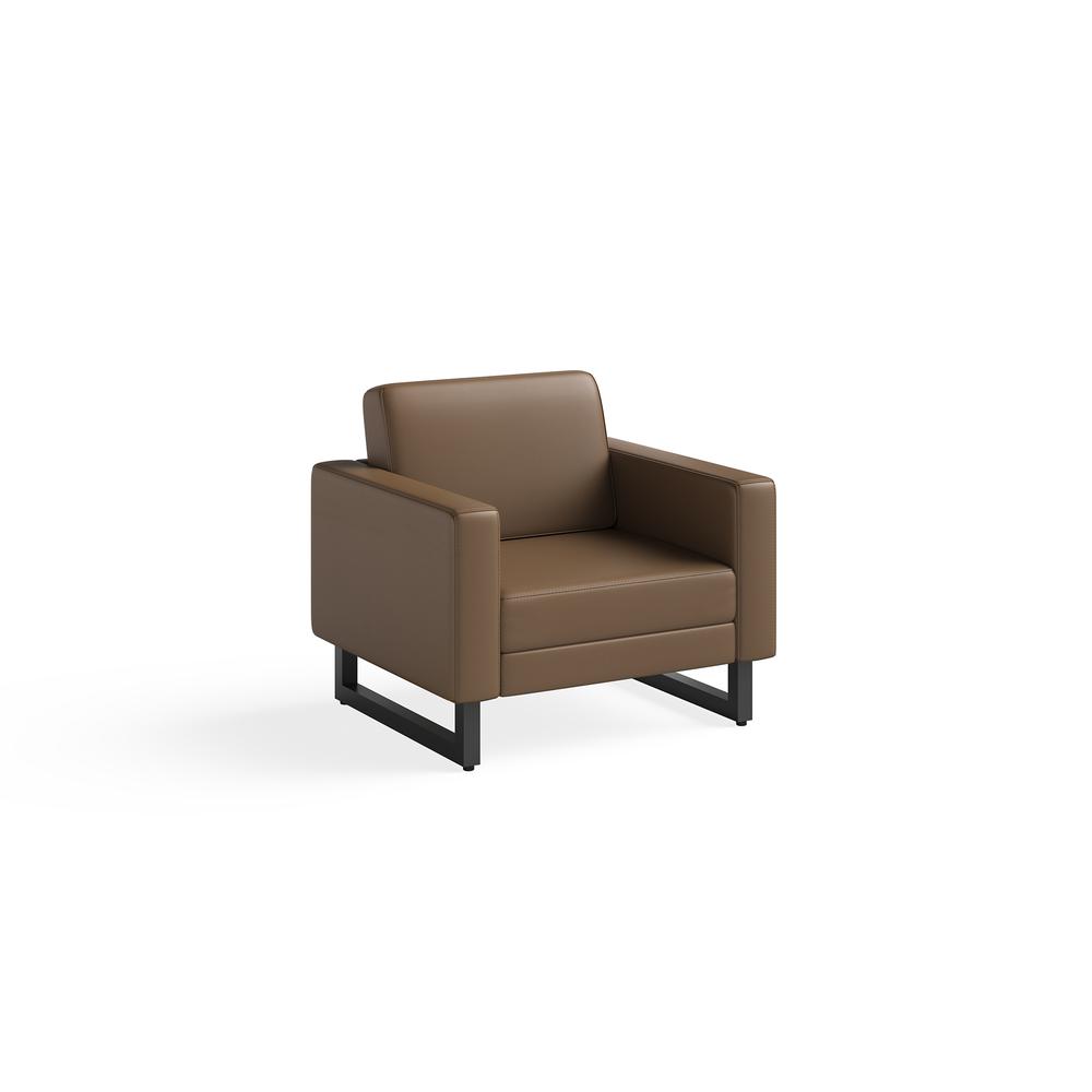 Safco Lounge Chair - Cognac. The main picture.