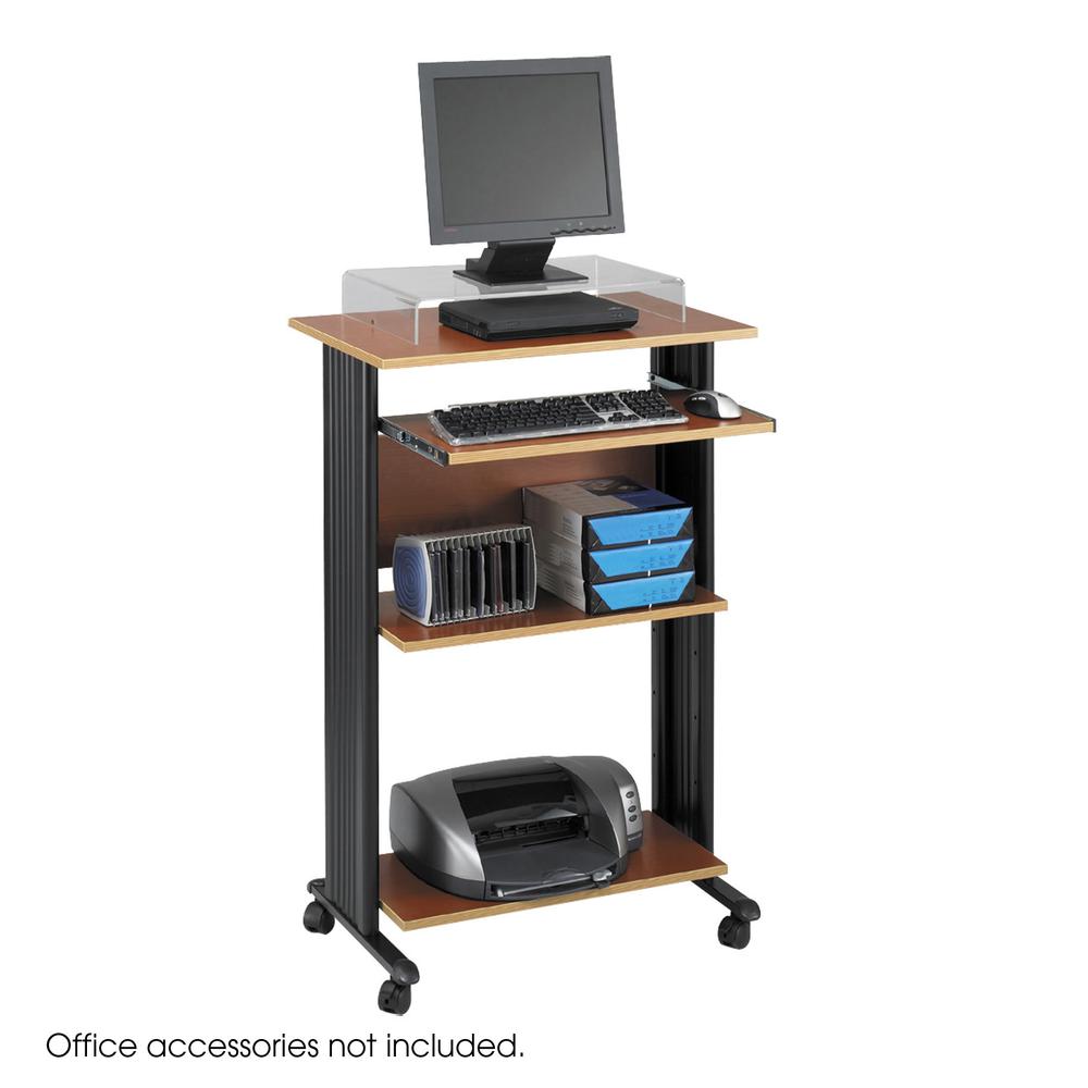 Muv™ Stand-up Desk Cherry/Black. Picture 2