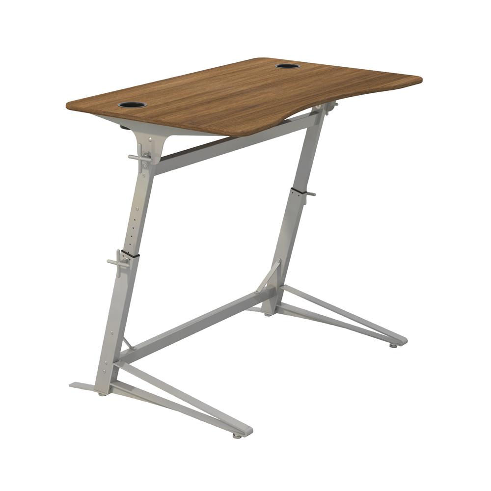Verve™ Standing Desk, Walnut. Picture 1
