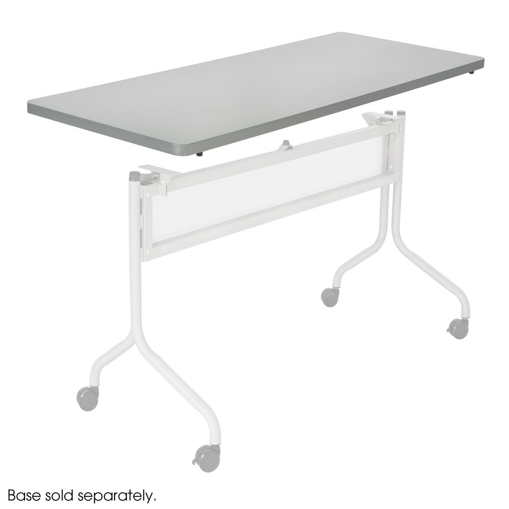 Impromptu Series Mobile Training Table Top, Rectangular, 48w x 24d, Gray. Picture 2