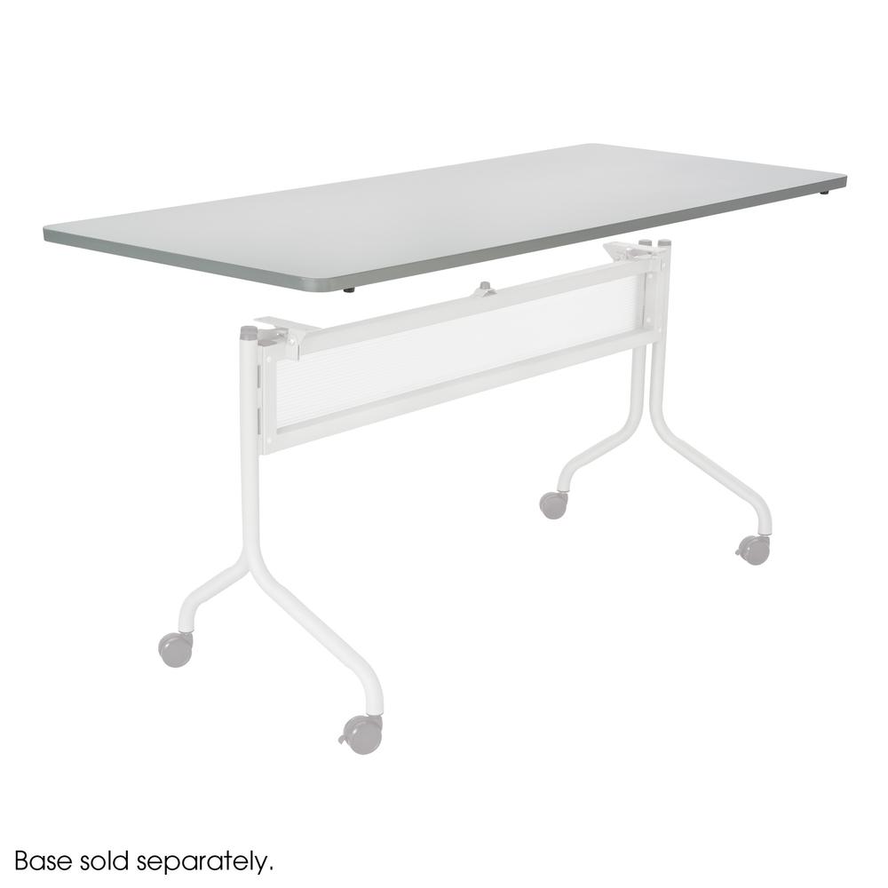 Impromptu Series Mobile Training Table Top, Rectangular, 72w x 24d, Gray. Picture 2