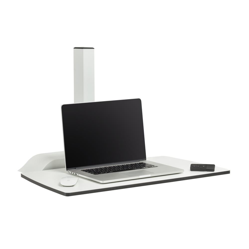 Soar™ by Safco Electric Desktop Sit/Stand - White. Picture 3