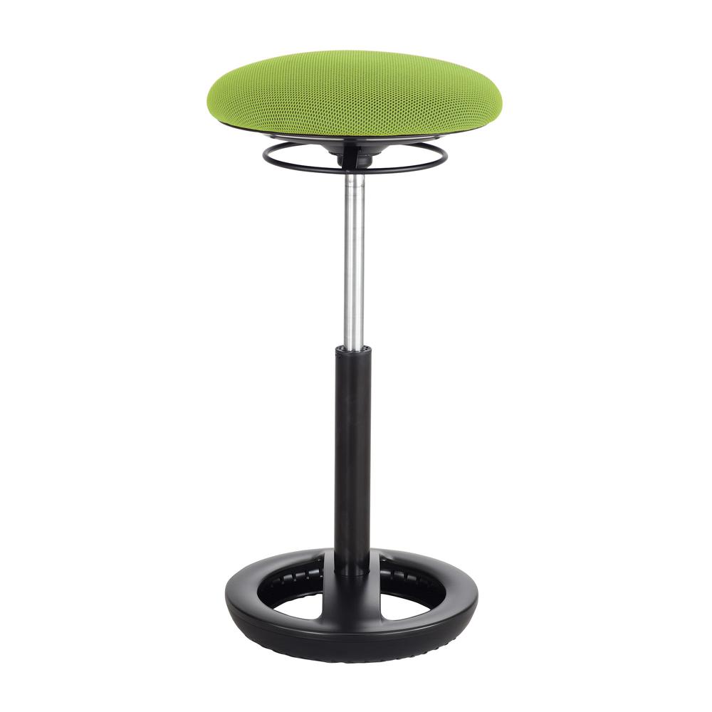Twixt Extended-Height Ergonomic Chair, Supports up to 250 lbs., Green Seat/Green Back, Black Base. Picture 2