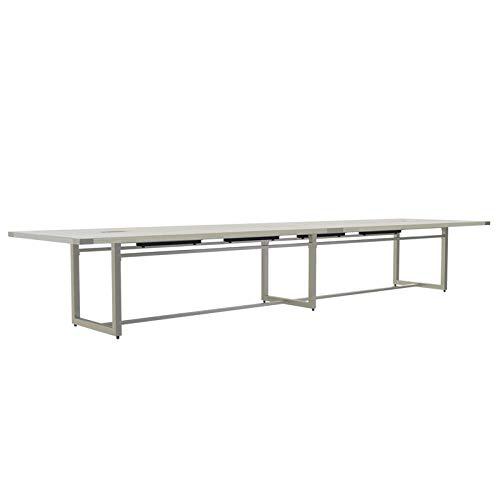 Mirella™ Conference Table, Sitting-Height, 16’ White Ash. Picture 1