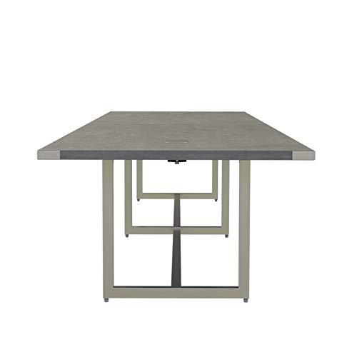 Mirella™ Conference Table, Sitting-Height, 16’ Stone Gray. Picture 3