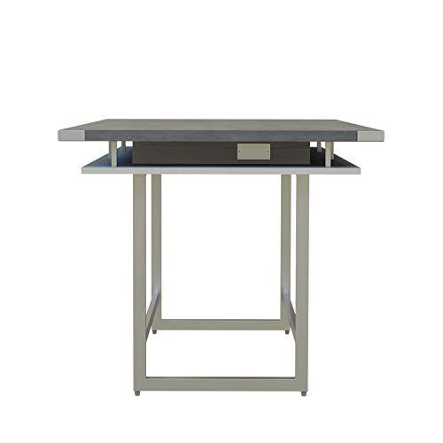 Mirella™ Conference Table, Standing-Height, 8’ Stone Gray. Picture 3