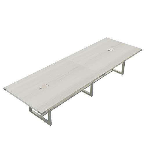 Mirella™ Conference Table, Sitting-Height, 12’ White Ash. Picture 2