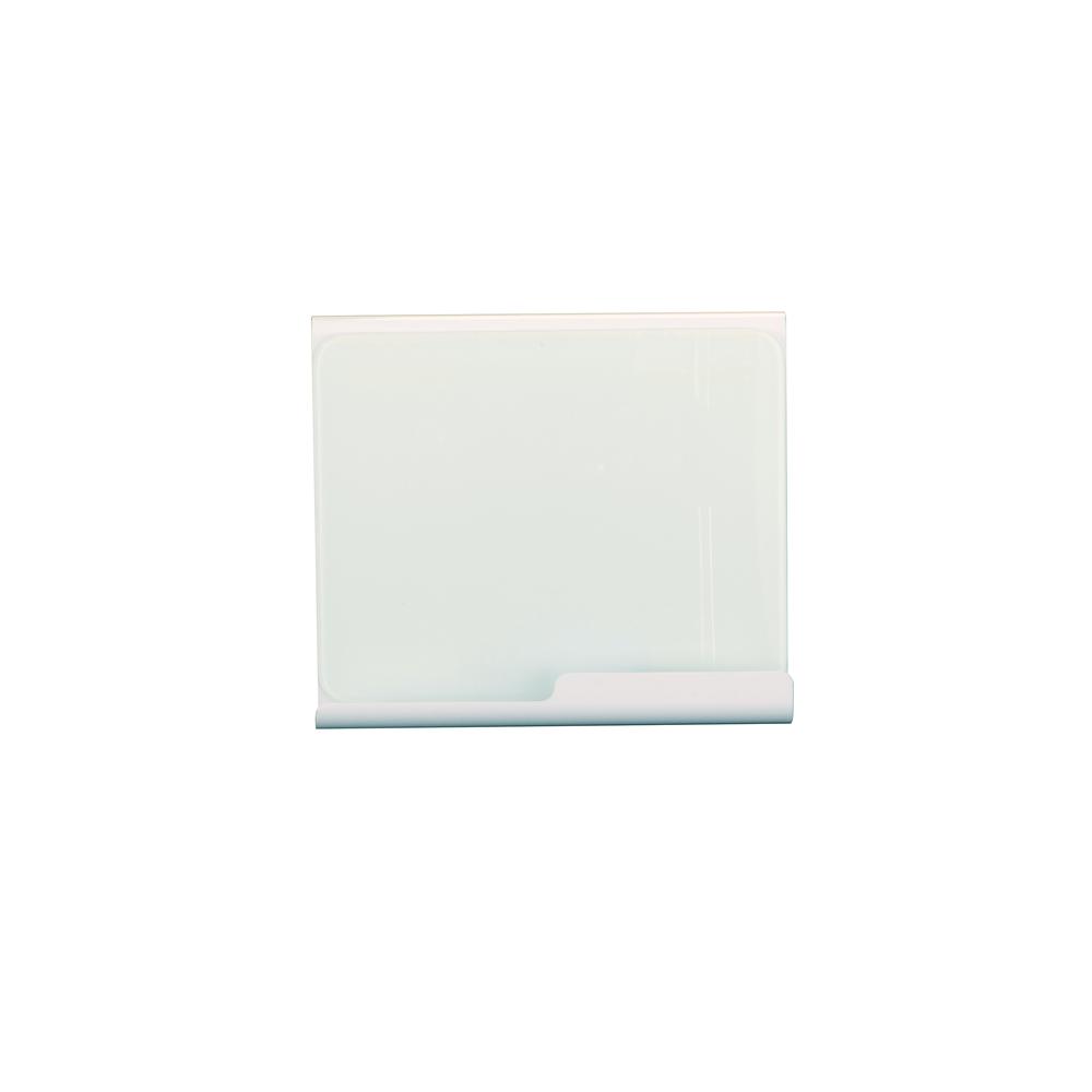 Wave Desk Accessory - Desktop Whiteboard & Magnetic Document Stand White. Picture 5