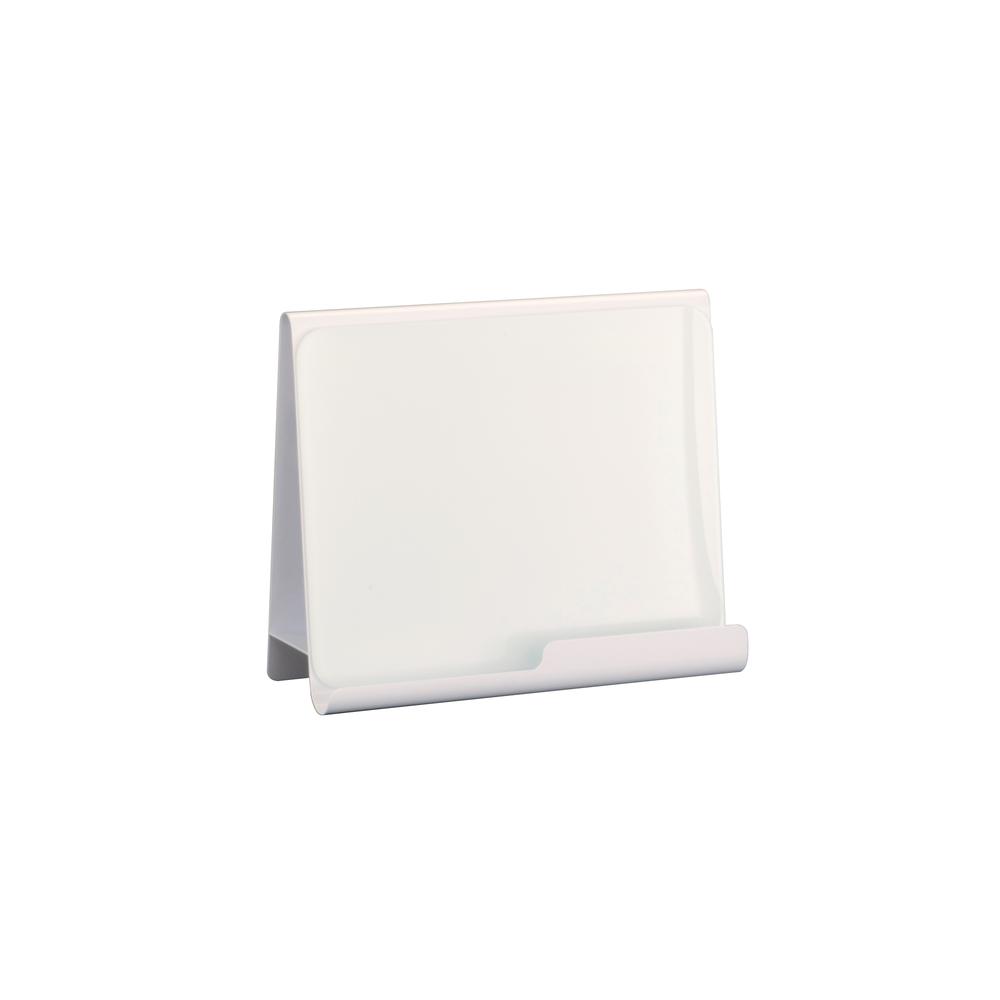 Wave Desk Accessory - Desktop Whiteboard & Magnetic Document Stand White. Picture 4