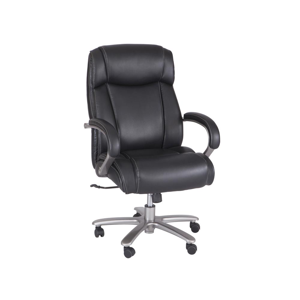 Big & Tall High-Back Chairs, 500 lb. Capacity, Black. The main picture.