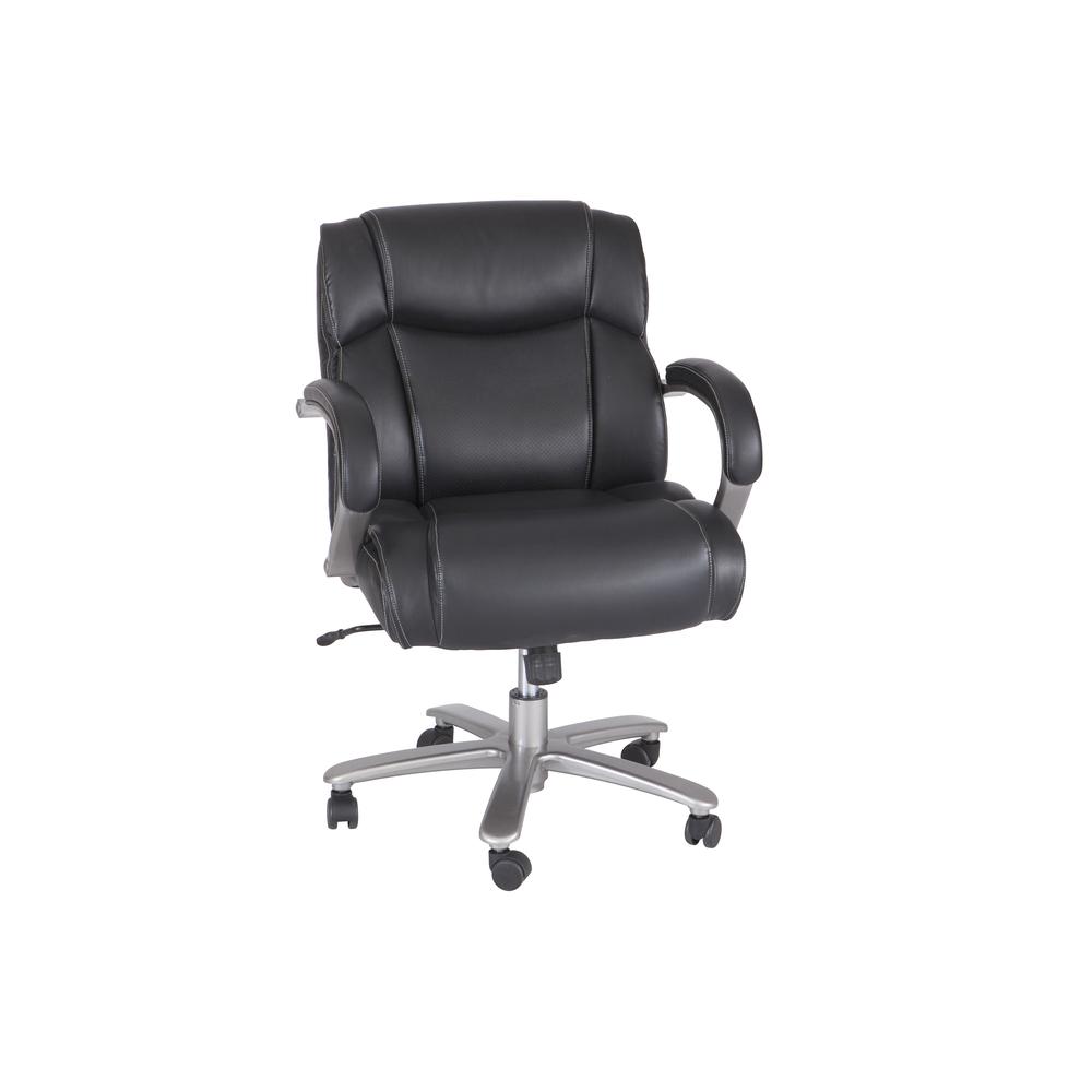 Big & Tall Chair, 350 lb. Capacity, Black. Picture 2