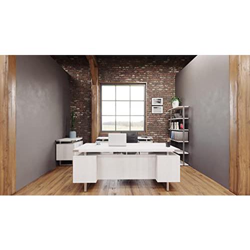 Safco Mirella Free Standing Desk Top with Modesty Panel