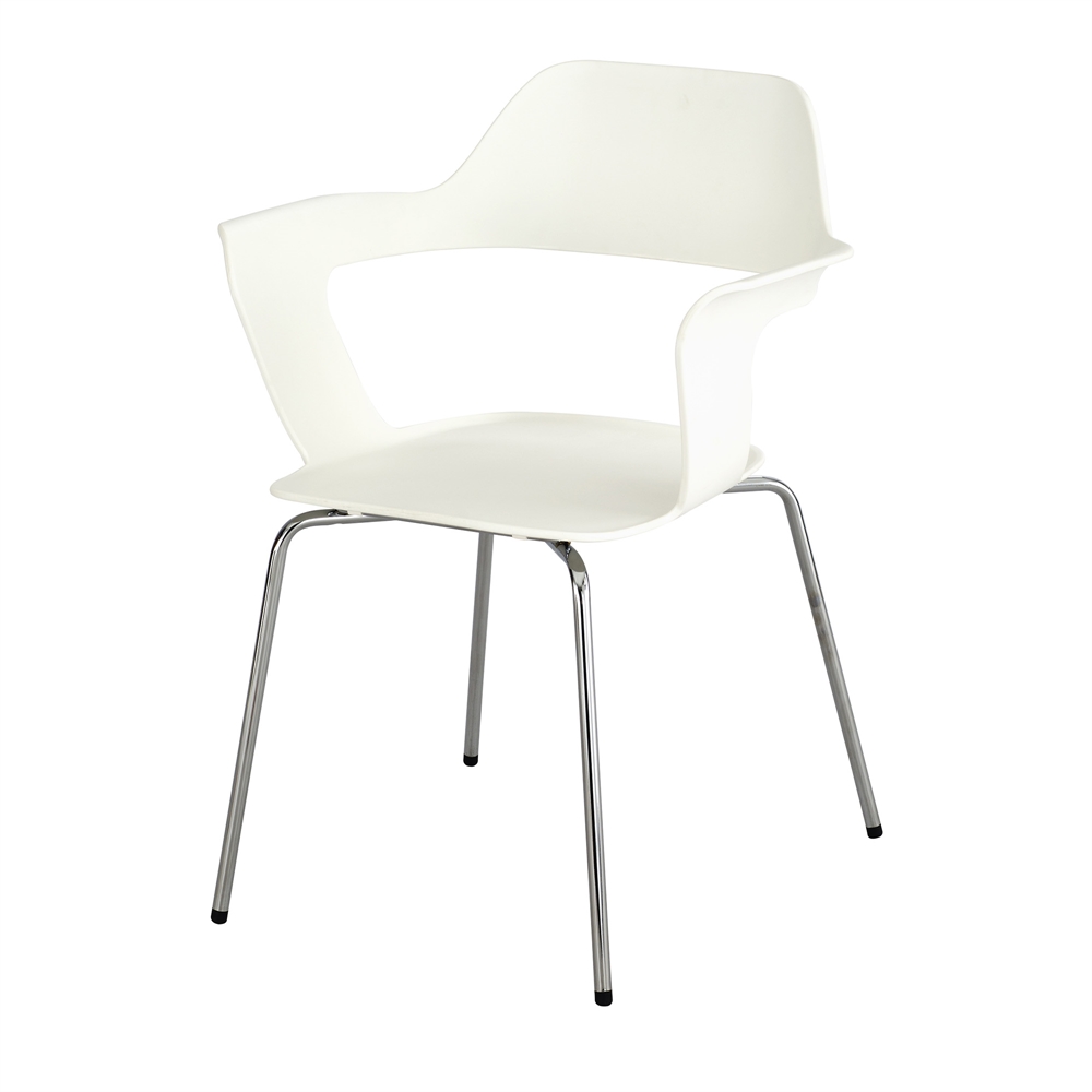 Bandi™ Shell Stack Chair (Qty. 2) White. Picture 1