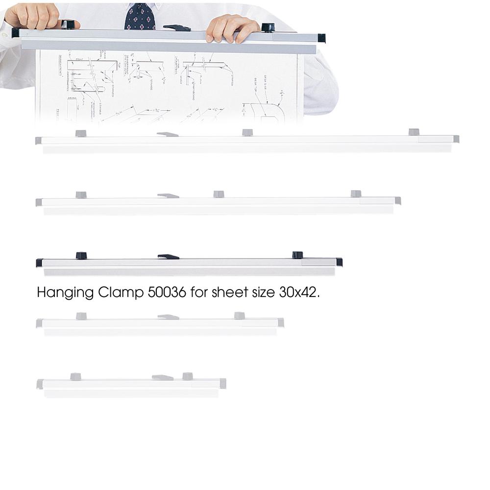 30" Hanging Clamps for 30" x 42" Sheets Set of 6. Picture 2