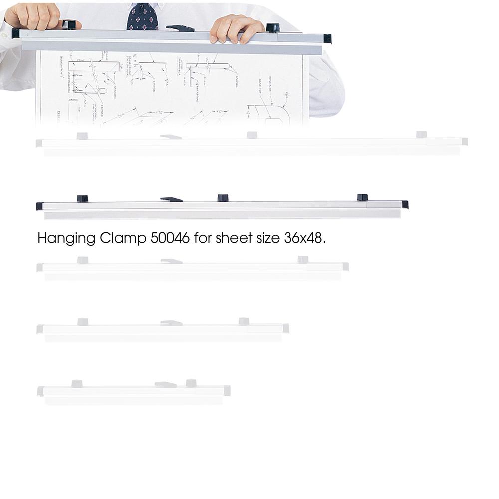36" Hanging Clamps for 36" x 48" Sheets Packed 6/carton. Picture 2