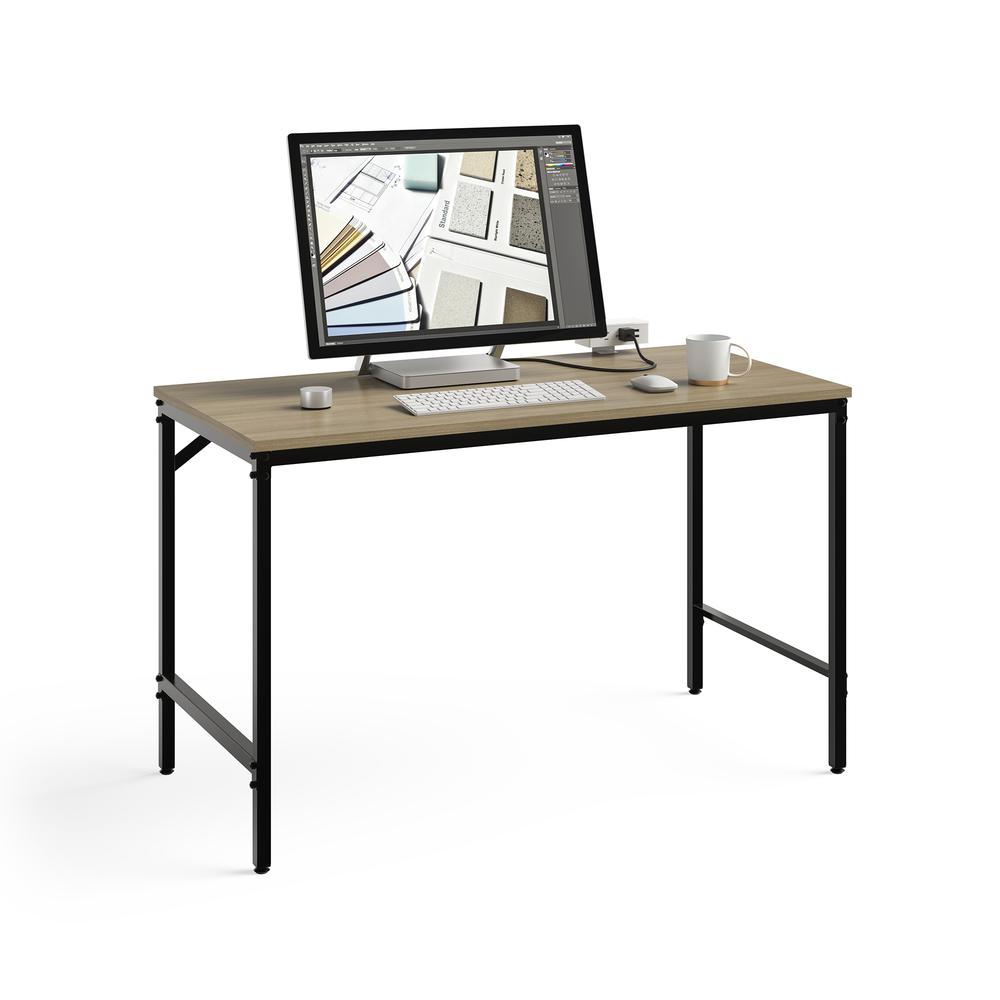 Safco® Simple Work Desk - Neowalnut. Picture 3