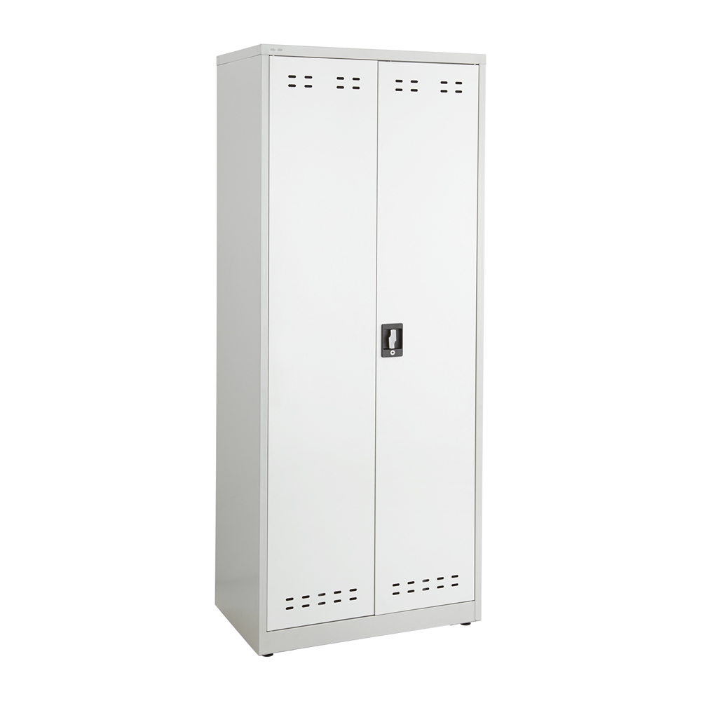 72"H Steel Storage Cabinet Gray. Picture 1