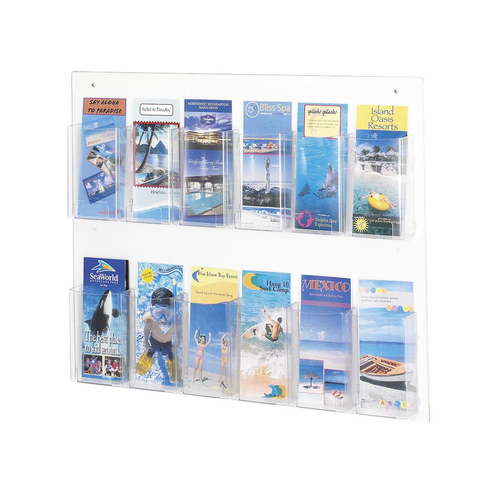 Clear2c™ 12 Pamphlet Display Clear. Picture 3