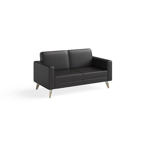 Resi Lounge Settee, Black. Picture 1