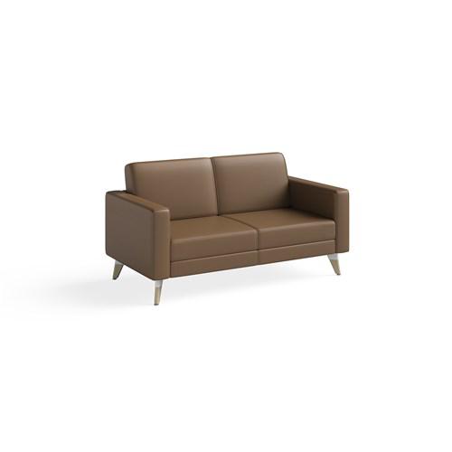 Resi Lounge Settee, Cognac. Picture 1