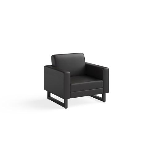 Mirella Lounge Chair- Black. Picture 1
