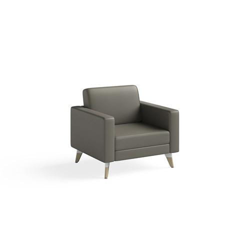 Resi Lounge Chair, Gray. Picture 1