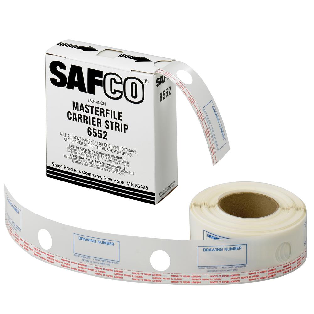 Safco MasterFile Polyester Strips 2¼"w x 217'l. Picture 1