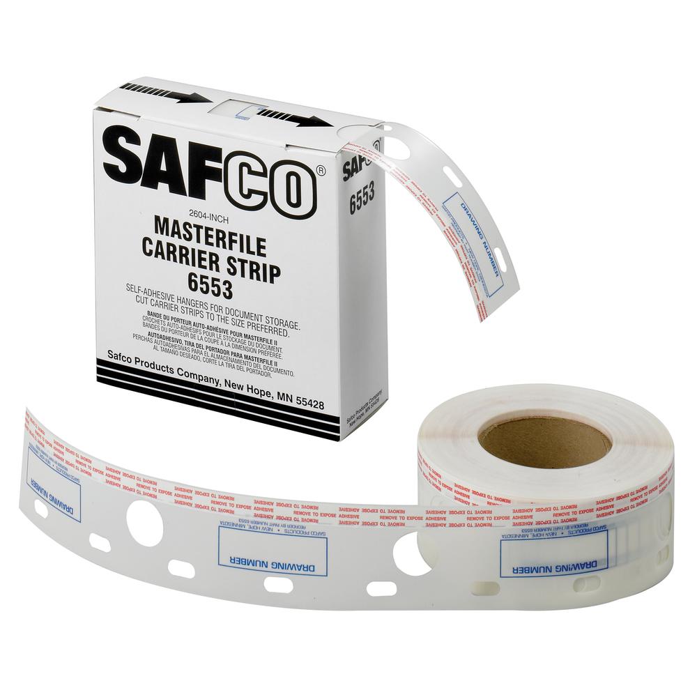 Safco MasterFile Polyester Strips 2½"w x 216'l. Picture 1