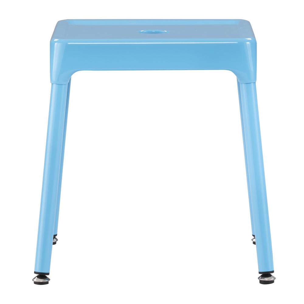 Safco® Steel Guest Stool, 15” - BabyBlue. Picture 2