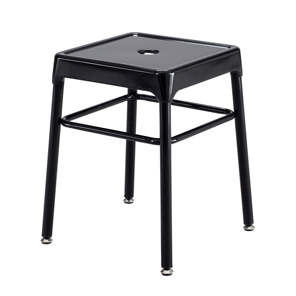 Safco® Steel Guest Stool Black. Picture 1