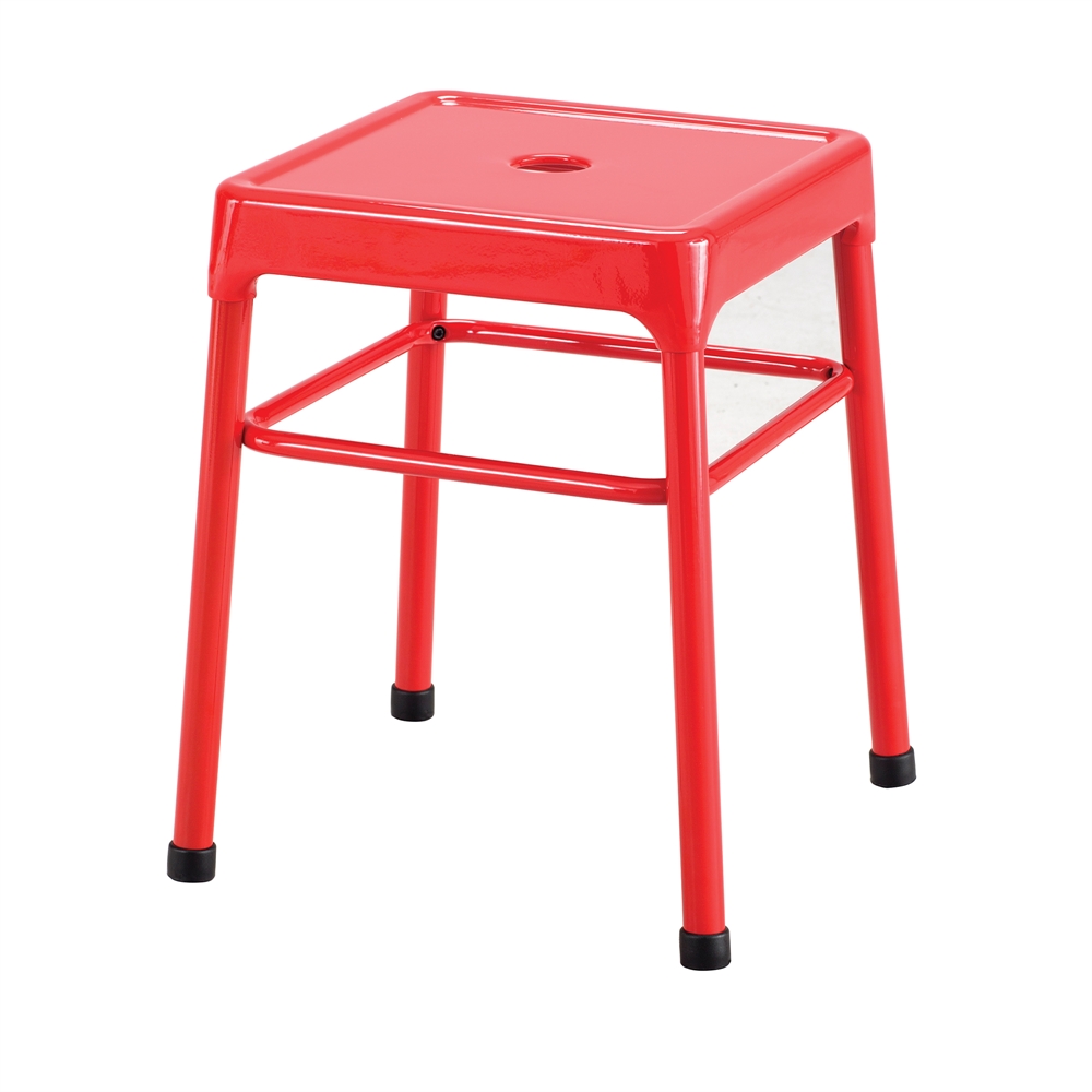 Safco® Steel Guest Stool Red. The main picture.