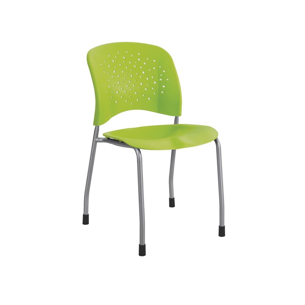 Reve™ Guest Chair Straight Leg Round Back (Qty. 2) Green. Picture 1
