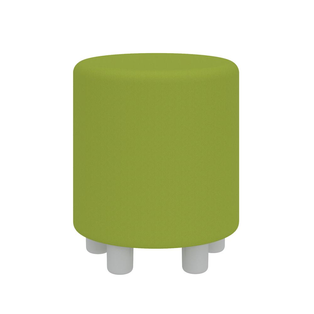 Learn 15” Cylinder Vinyl Seat - GreenVinyl. Picture 2