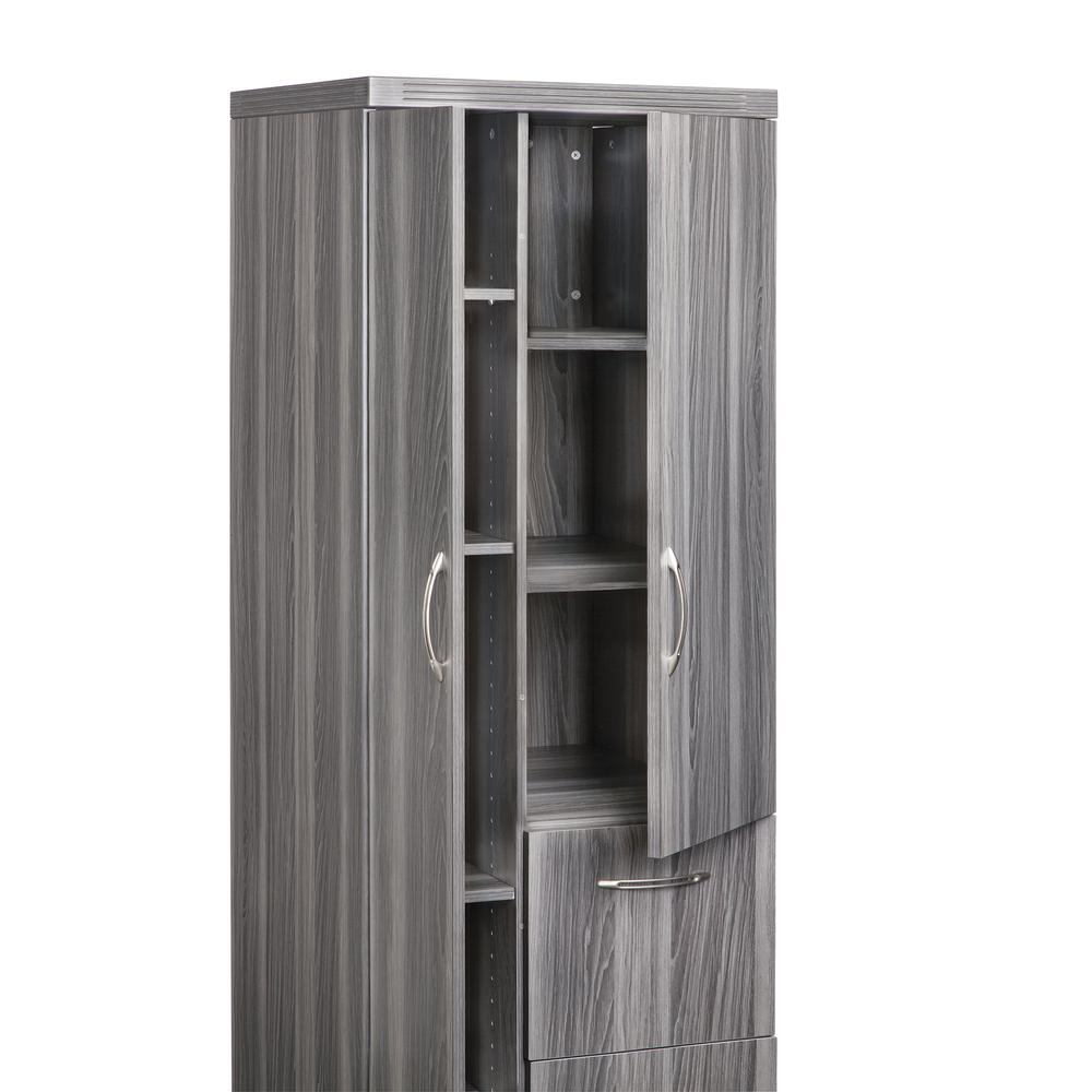 Personal Storage Tower, Gray Steel. Picture 3