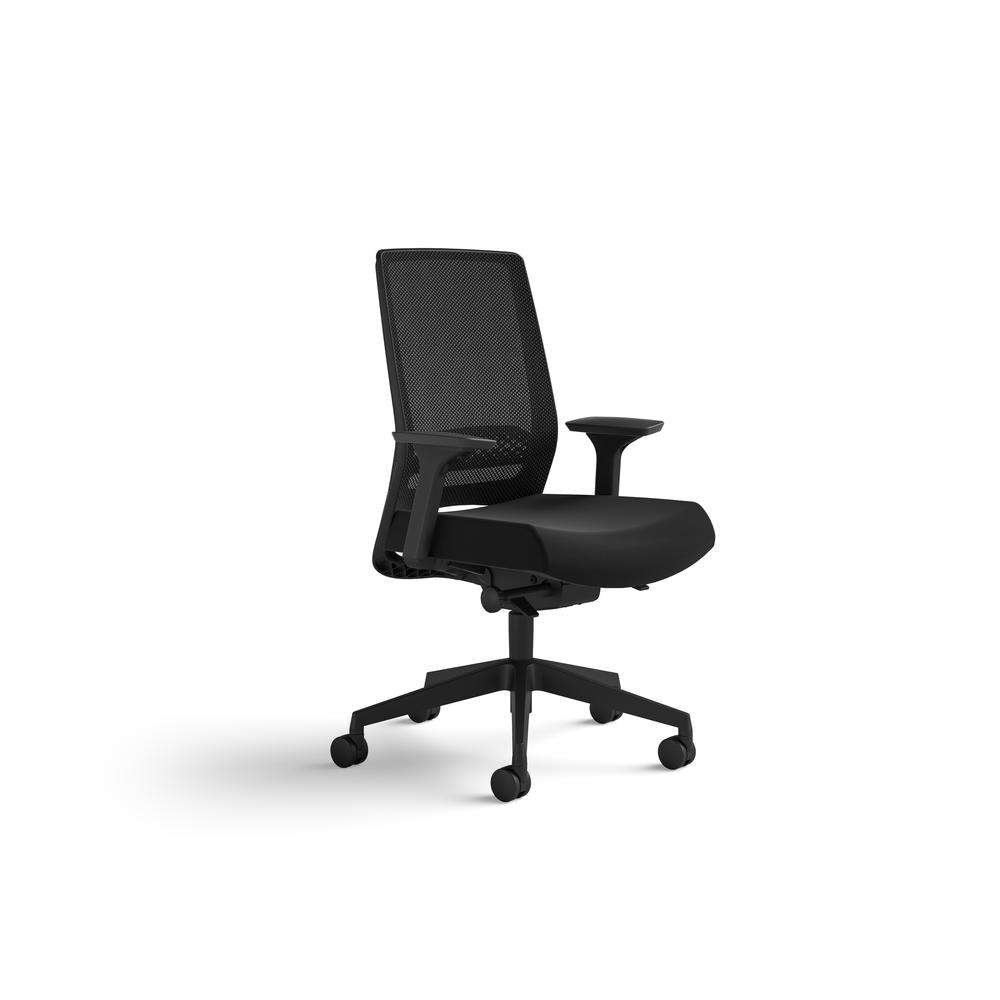 Medina™ Deluxe Task Chair - Black. Picture 1