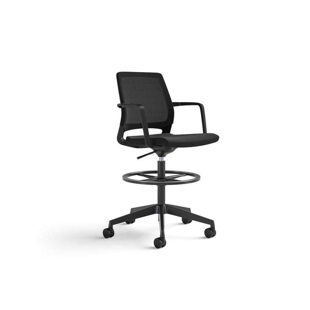 Medina™ Extended-Height Chair - Black. Picture 1