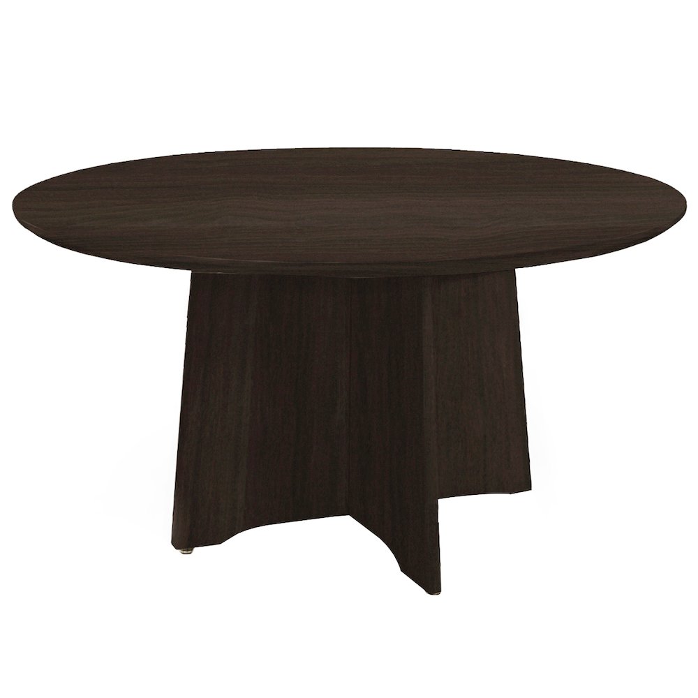 Medina Conference Table (48" Round), Mocha. Picture 1
