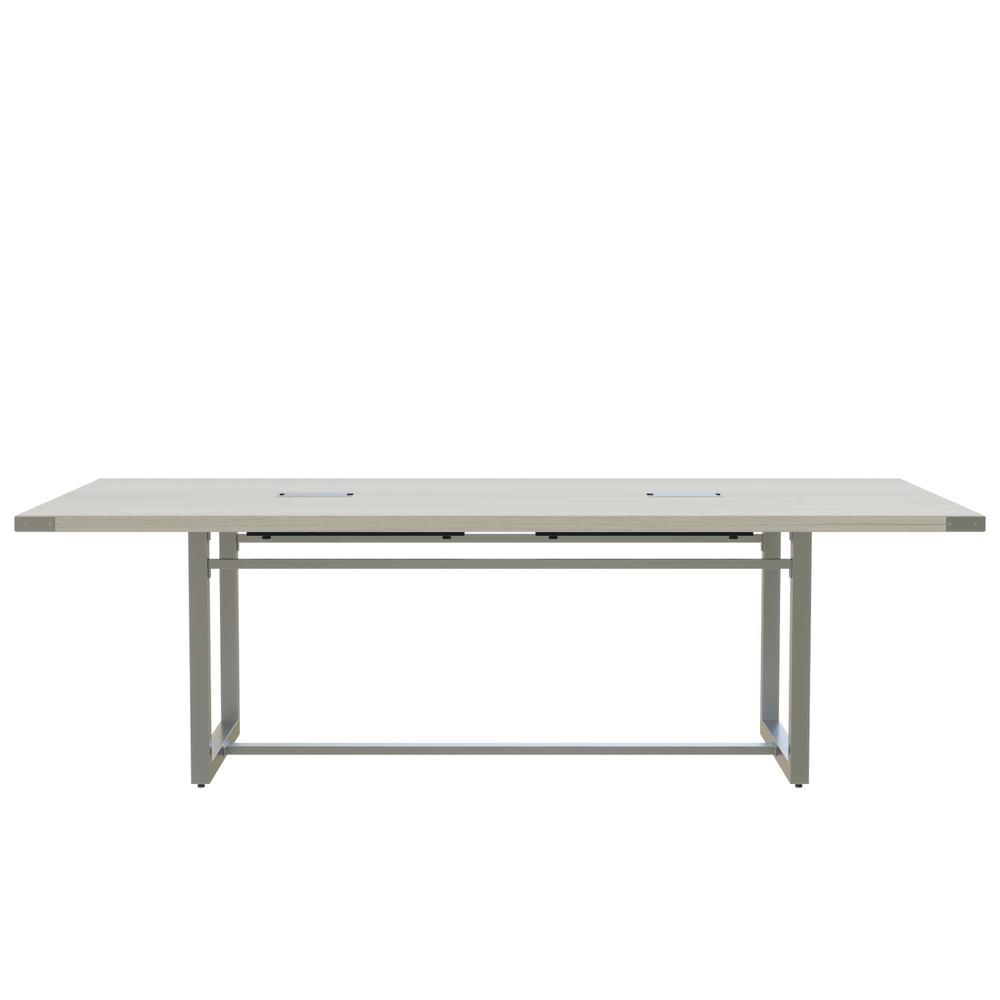 Mirella™ Conference Table, Sitting-Height, 8’ White Ash. Picture 1