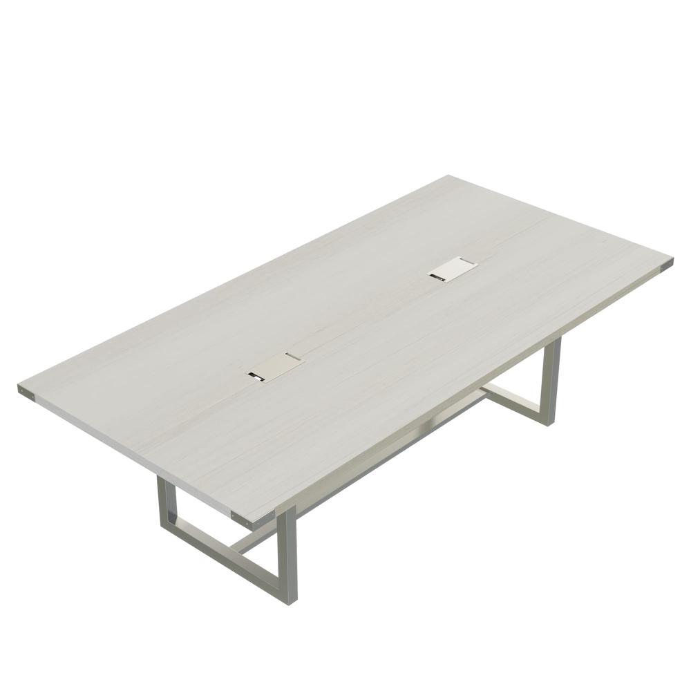 Mirella™ Conference Table, Sitting-Height, 8’ White Ash. Picture 3